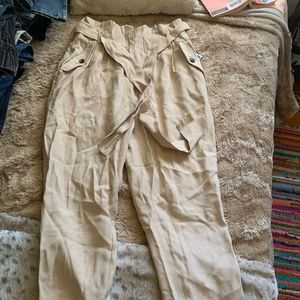 DEX cream dress pants - small